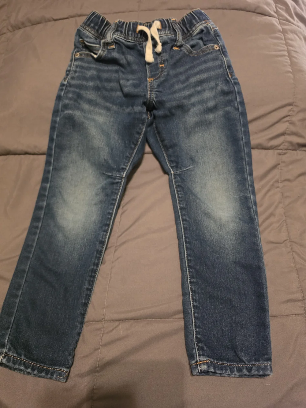 GAP Boys Blue Drawstring Denim Jeans